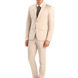 Tan 2 Button Suit