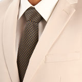 Tan 2 Button Suit