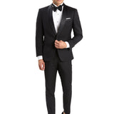 Classic Black Shawl Lapel 1 Button Tuxedo