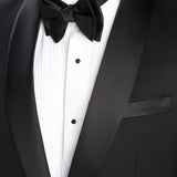 Classic Black Shawl Lapel 1 Button Tuxedo